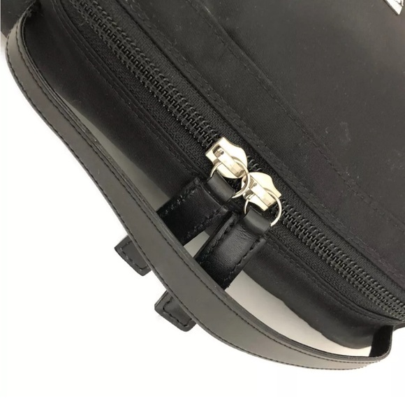 GIANNI VERSACE Medusa Nylon/leather Hand Bag Black - Picture 6 of 10